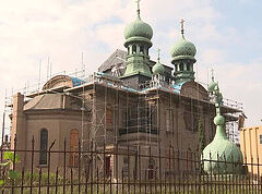 Domes returned to Cleveland cathedral more than 2 years after fire