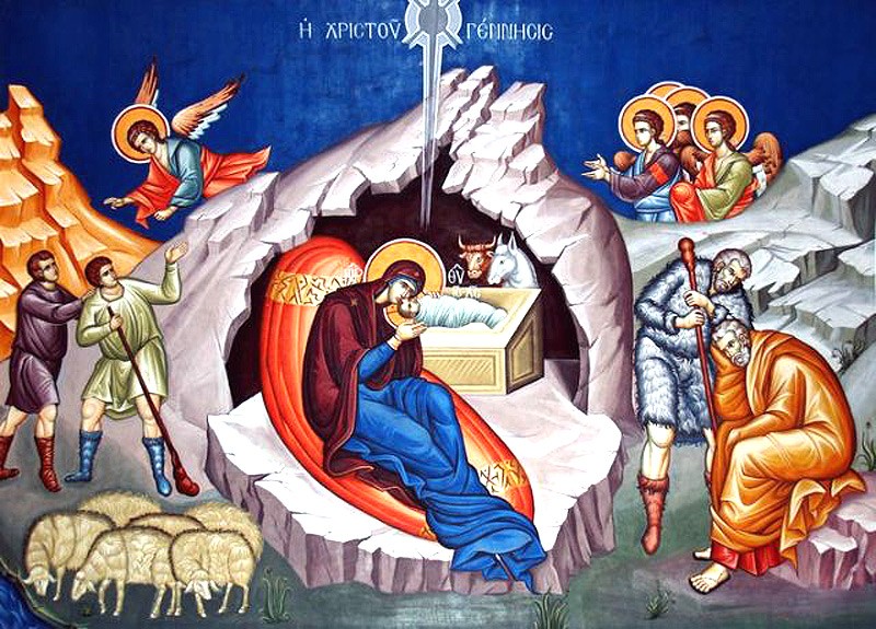 Η Γέννηση του Χριστού. Ελλάδα. Σύγχρονη αγιογραφία