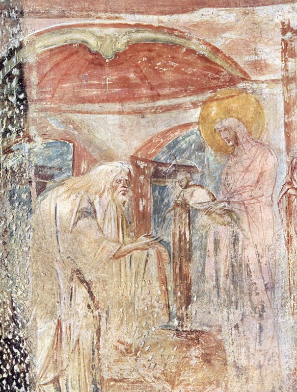 Роспись конца VII века, церковь Санта Мария Кастельсеприо, Италия