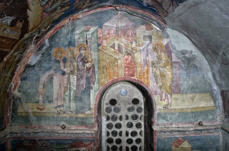 Роспись церкви Богородицы Одигитрии в  Пече. Около 1337г.