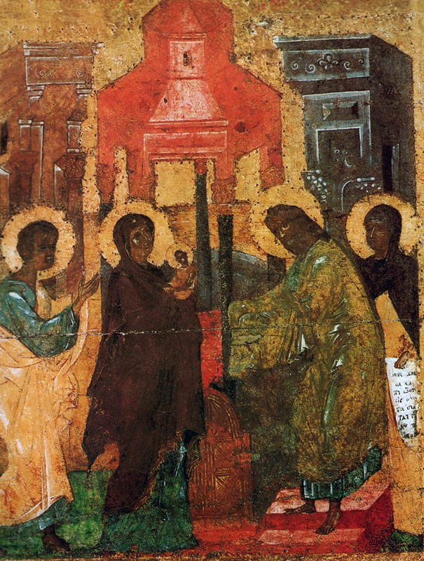 Икона праздничного ряда Софийского собора в Новгороде. Первая половина XIV века