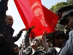Tunisian protesters reject calls for Islamic state