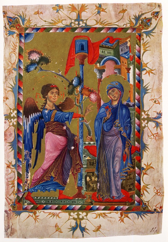 Миниатюра армянского евангелия, XIII век