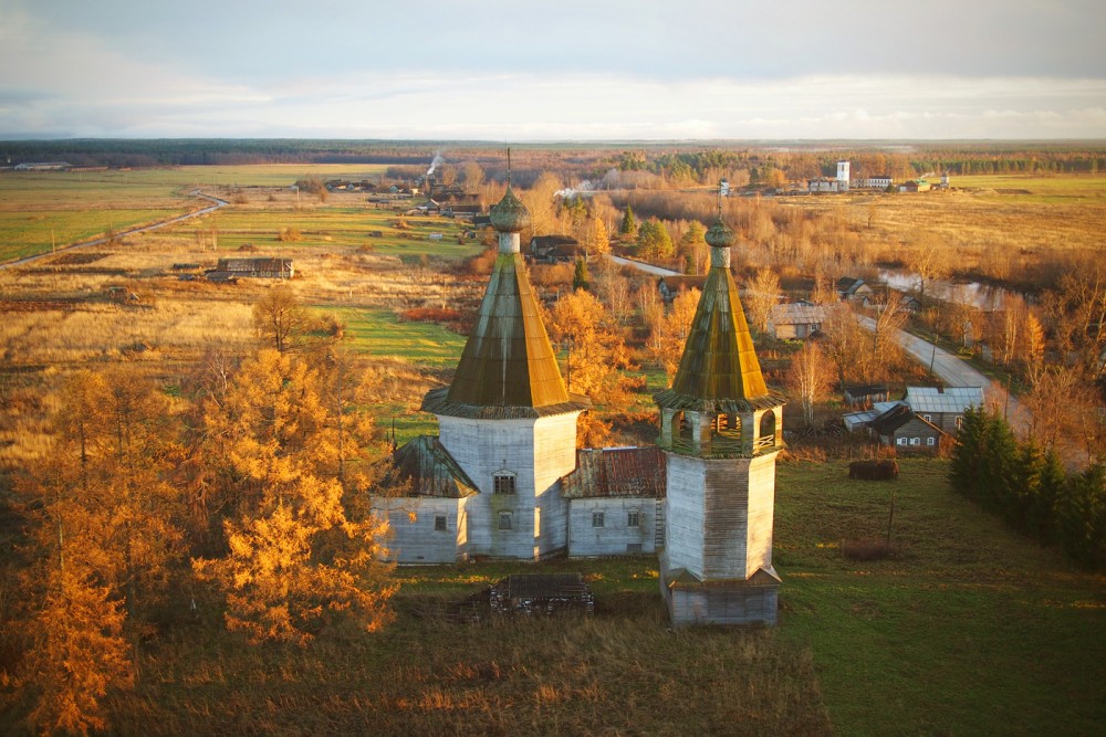Ο Ναός Θεοφανίων στο Οσεβένσκ